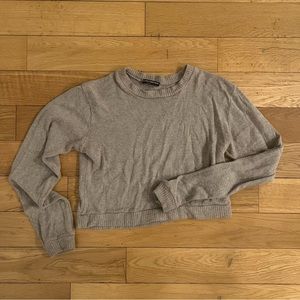 Brandy Melville Tan Cropped Sweater